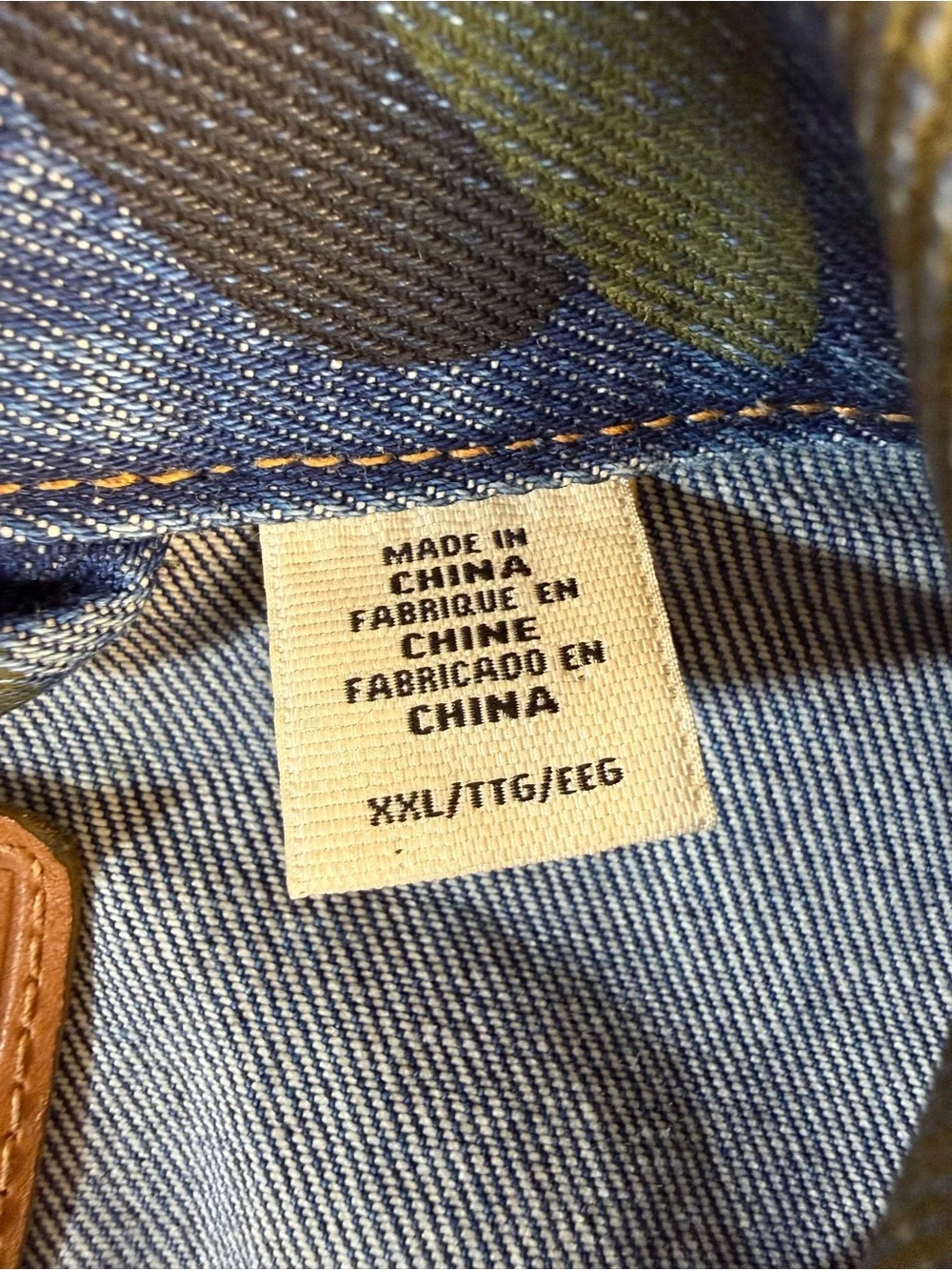 Levi's Big E Camo Denim Trucker Jacket